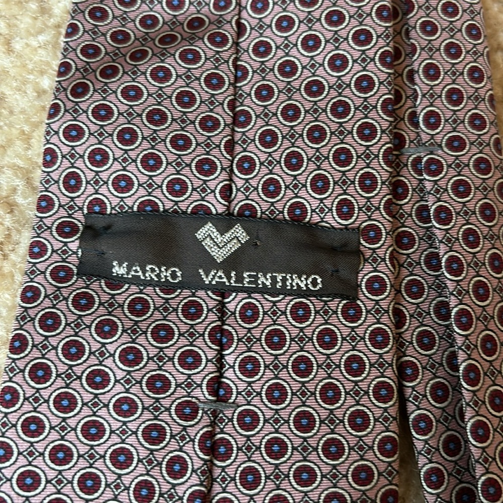 Mario Valentino silk tie